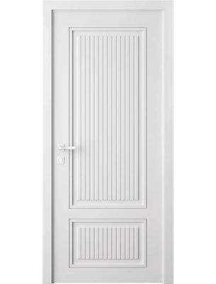Межкомнатная дверь Адема Роял 2 в цвете эмалит белый