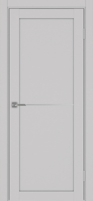 Межкомнатная дверь optima porte Турин 502АПП молдинг SC.11 ЭКО-шпон Пепельный