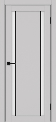 Межкомнатная дверь optima porte Турин 522АПС молдинг SB.212 ЭКО-шпон Пепельный