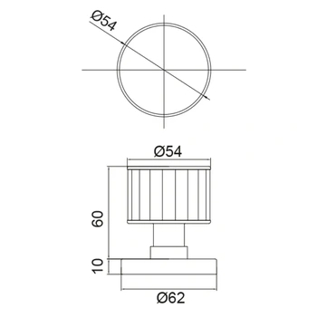 Комплект дверных ручек POLLY collection