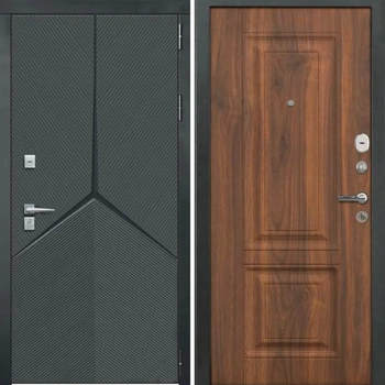 Входная дверь Kova Мерса Бренд орех пекан шоколад