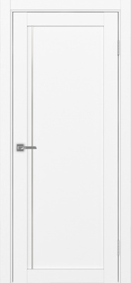 Межкомнатная дверь optima porte Турин 565АПП молдинг SC.11 ЭКО-шпон Белый снежный