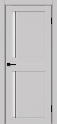 Межкомнатная дверь optima porte Турин 523АПС молдинг SB.221 ЭКО-шпон Пепельный