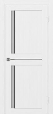 Межкомнатная дверь optima porte Турин 523АПСSB.221 ЭКО-шпон Белый лёд
