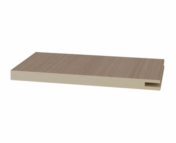 Добор телескоп. 1 паз Optima Porte 155*10*2070мм ЭКО-шпон Ясень тёмный