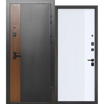 Входная дверь Е-трейд 9 см Вертикаль Белая