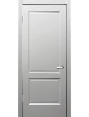 Межкомнатная дверь Wanmark Шпон ДГ Ника модерн (вогнутая калёвка) ясень пломбир