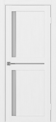 Межкомнатная дверь optima porte Турин 523АПСSC.221 ЭКО-шпон Белый лёд