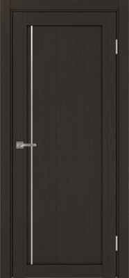 Межкомнатная дверь optima porte Турин 565АПП молдинг SC.11 ЭКО-шпон Венге FL