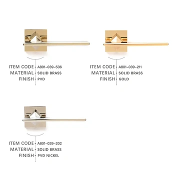 Комплект дверных ручек CITY collection 039