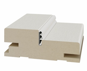 Стойка коробки телескоп Optima Porte 80*30*2070мм. ЭКО-шпон Бежевый 