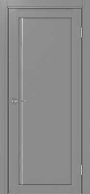 Межкомнатная дверь optima porte Турин 565АПП молдинг SC.11 ЭКО-шпон Серый