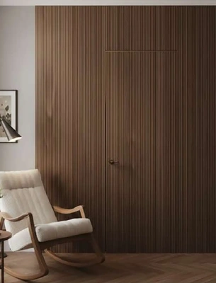 Межкомнатная скрытая дверь Андора под настенные панели